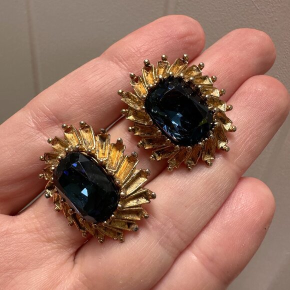 Vintage Dior Clip-on Earrings - Picture 1 of 6